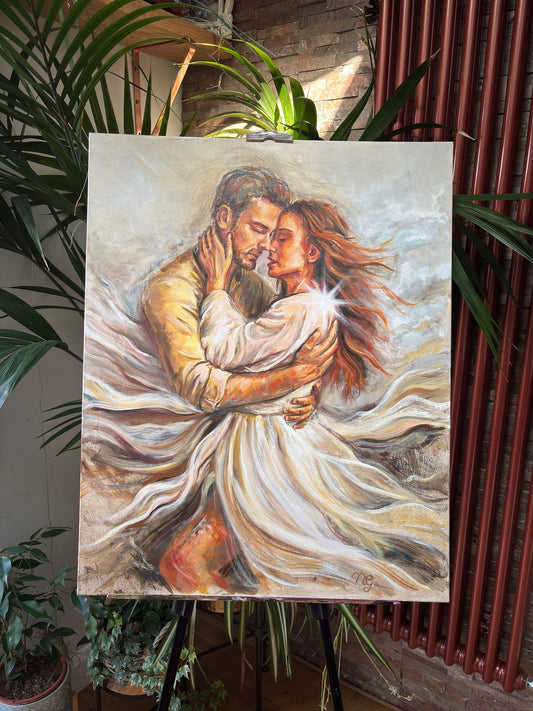 Between Longing and Belonging - 30x24"