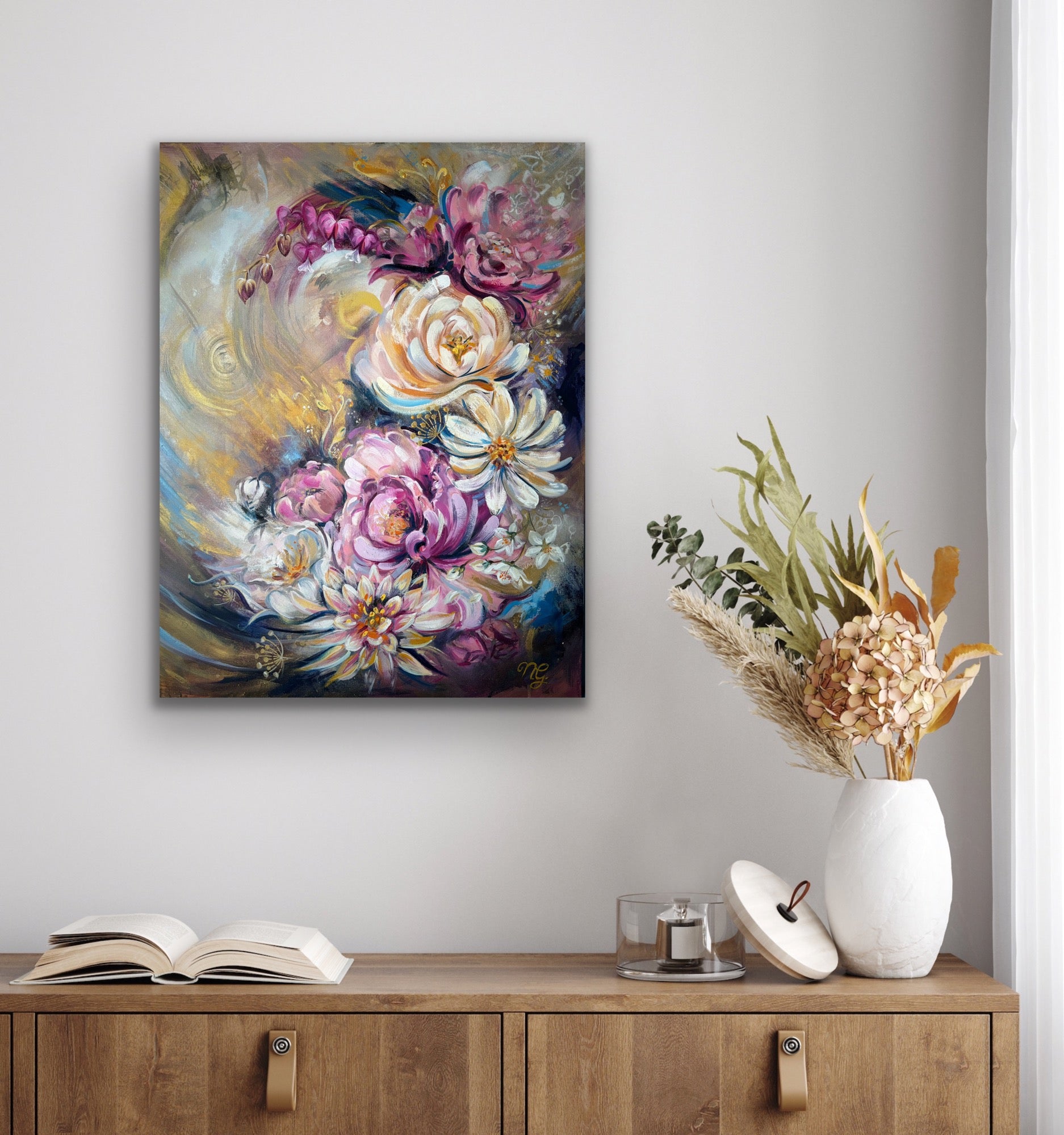 An Orchestra of Blooms - 30x24