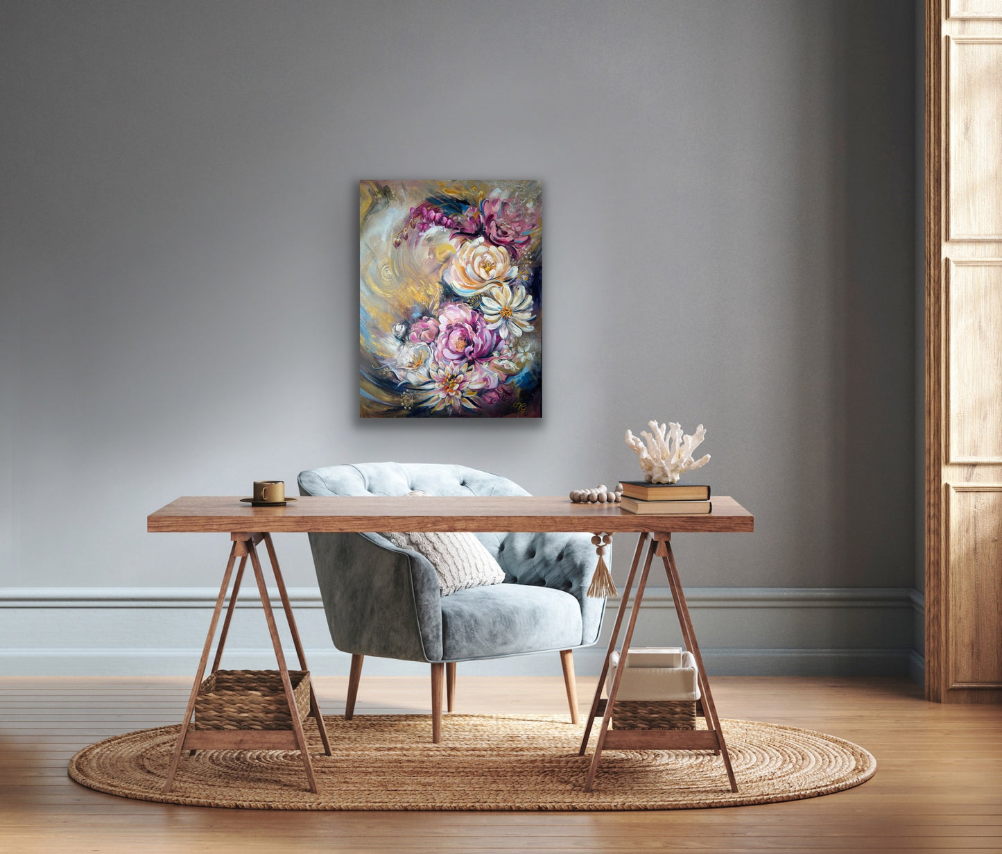 An Orchestra of Blooms - 30x24"