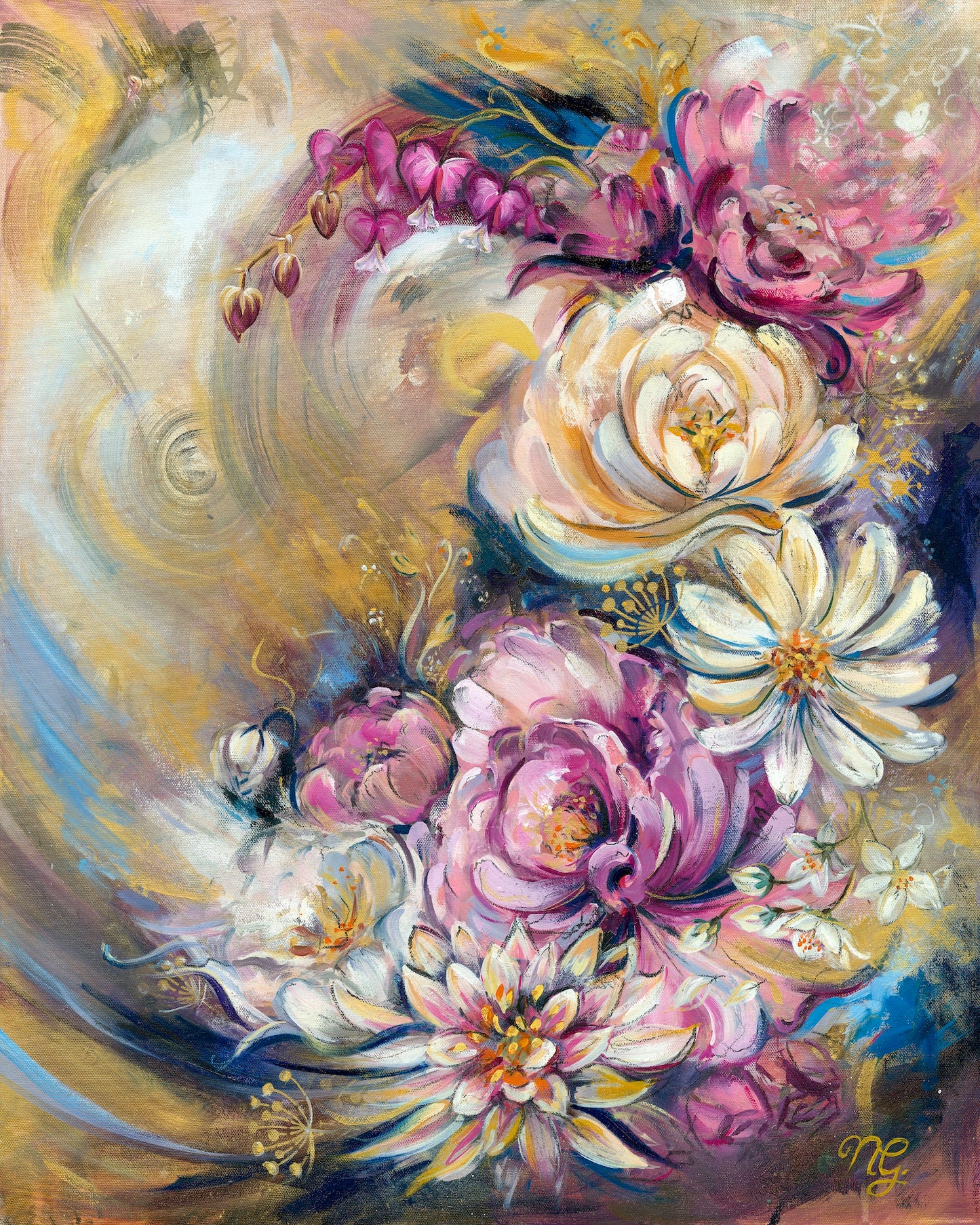 An Orchestra of Blooms - 30x24"