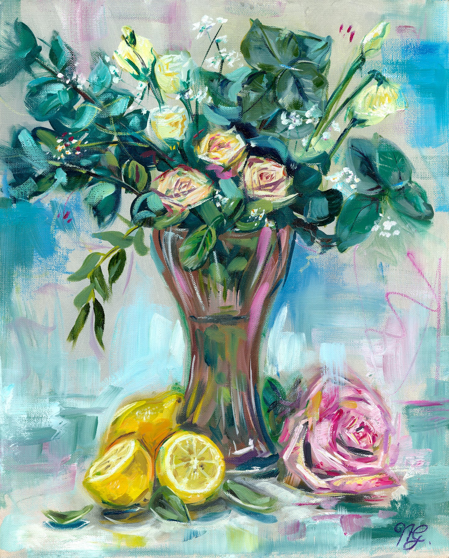 Citrus and Bloom – 20x16"